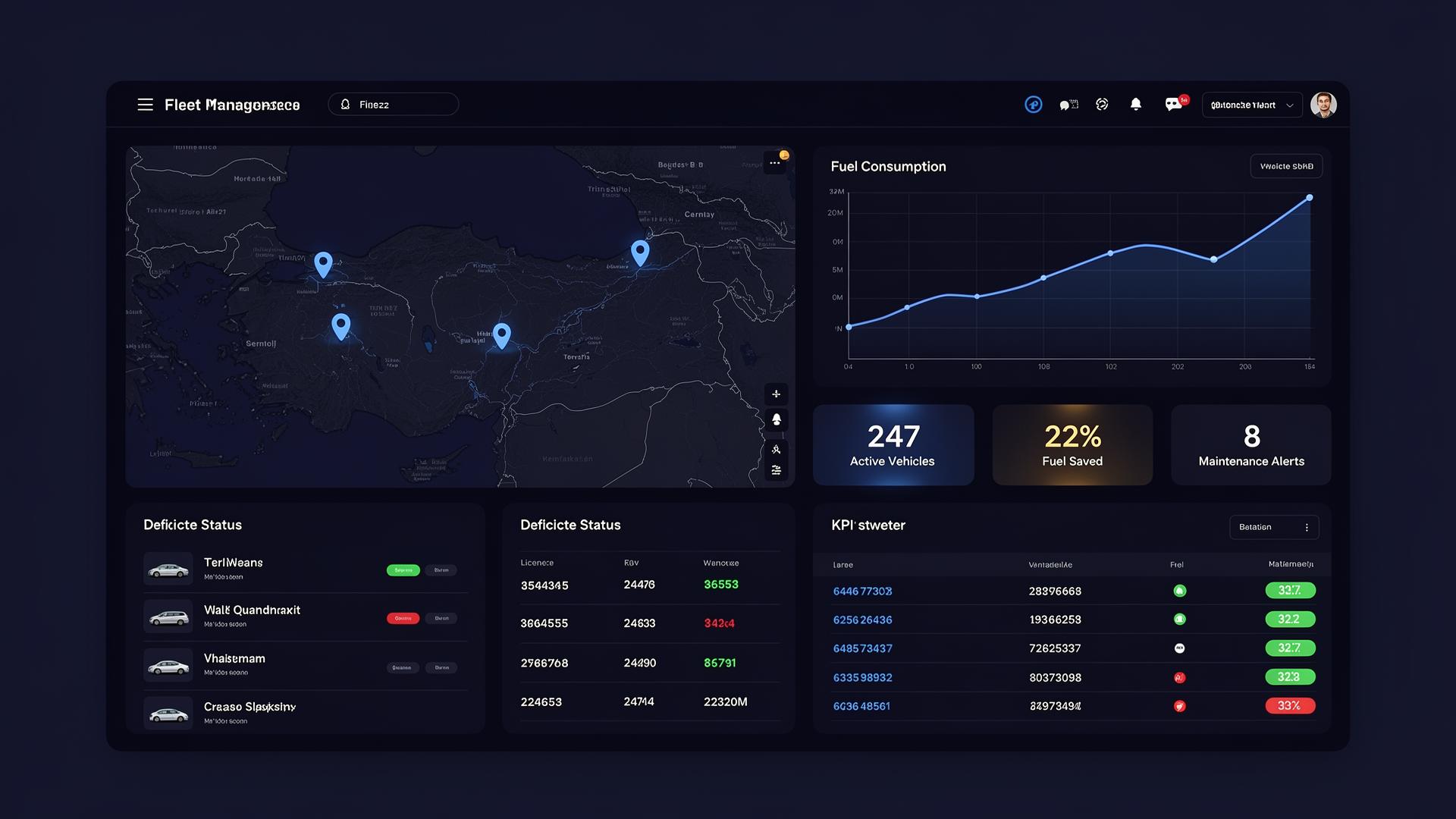 MaxiConnect dashboard ekran görüntüsü